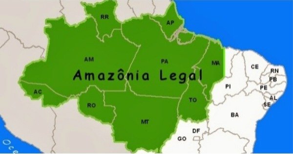 Amazônia legal: localização, mapa e história - Toda Matéria