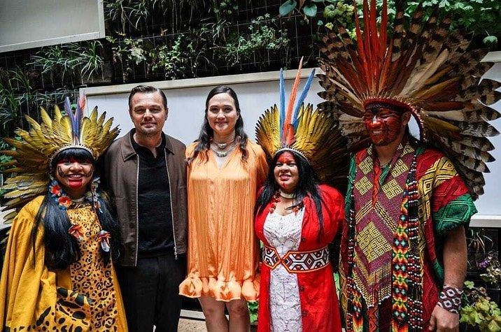 Leonardo DiCaprio se encontra com ministra Sônia Guajajara em Cannes: “Uma honra”
