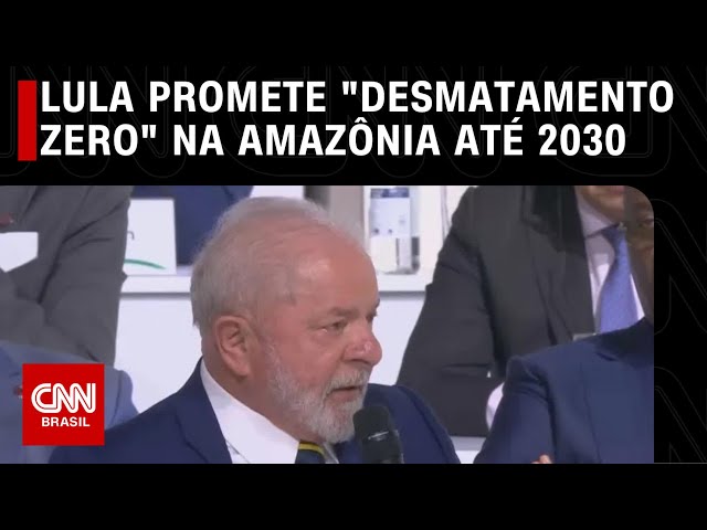 Lula: Desmatamento da Amazônia será zero até 2030 | CNN PRIME TIME