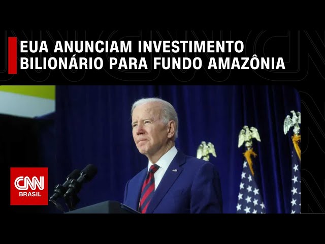 Biden anuncia US$ 500 milhões para Fundo Amazônia | LIVE CNN